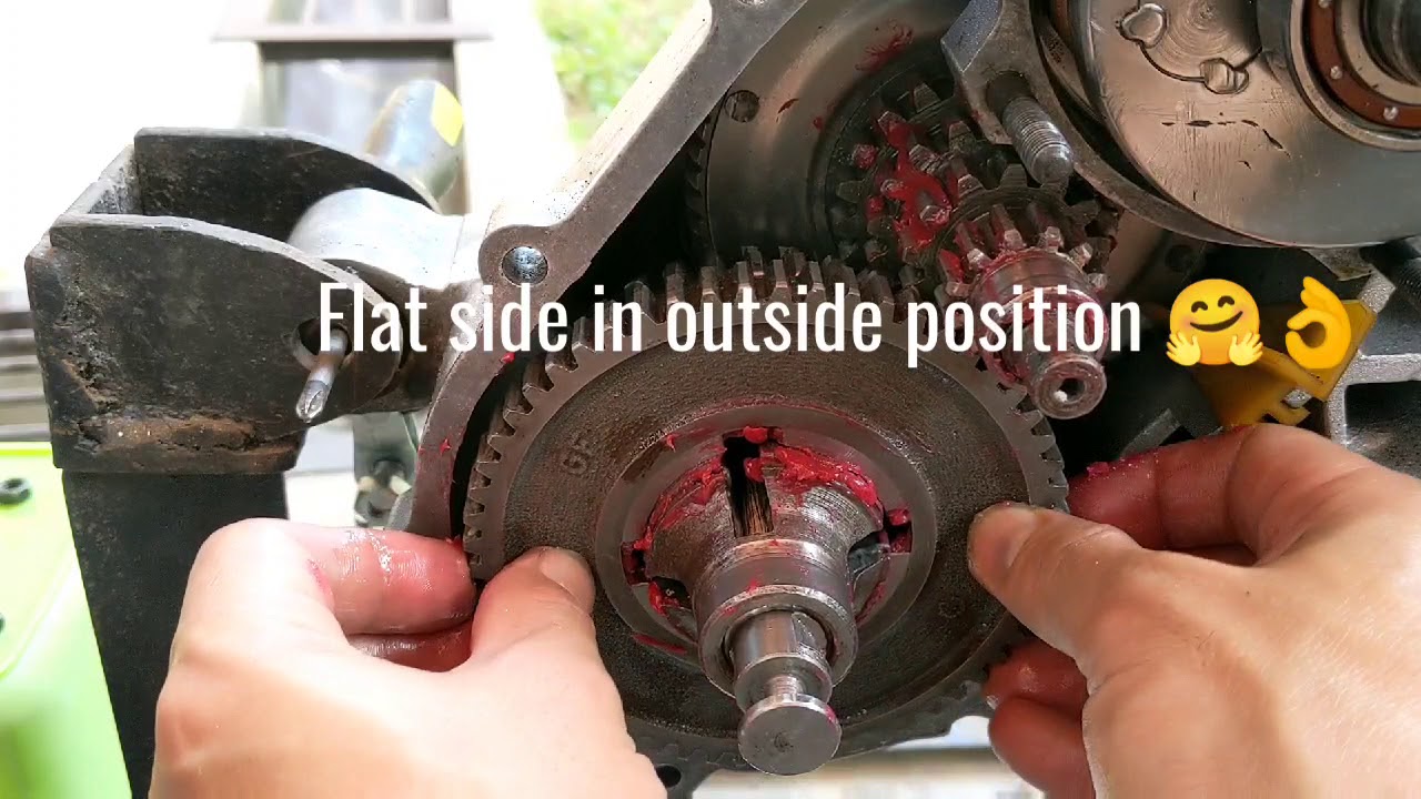 VESPA - How to install vespa px150 Drive Shaft gear box