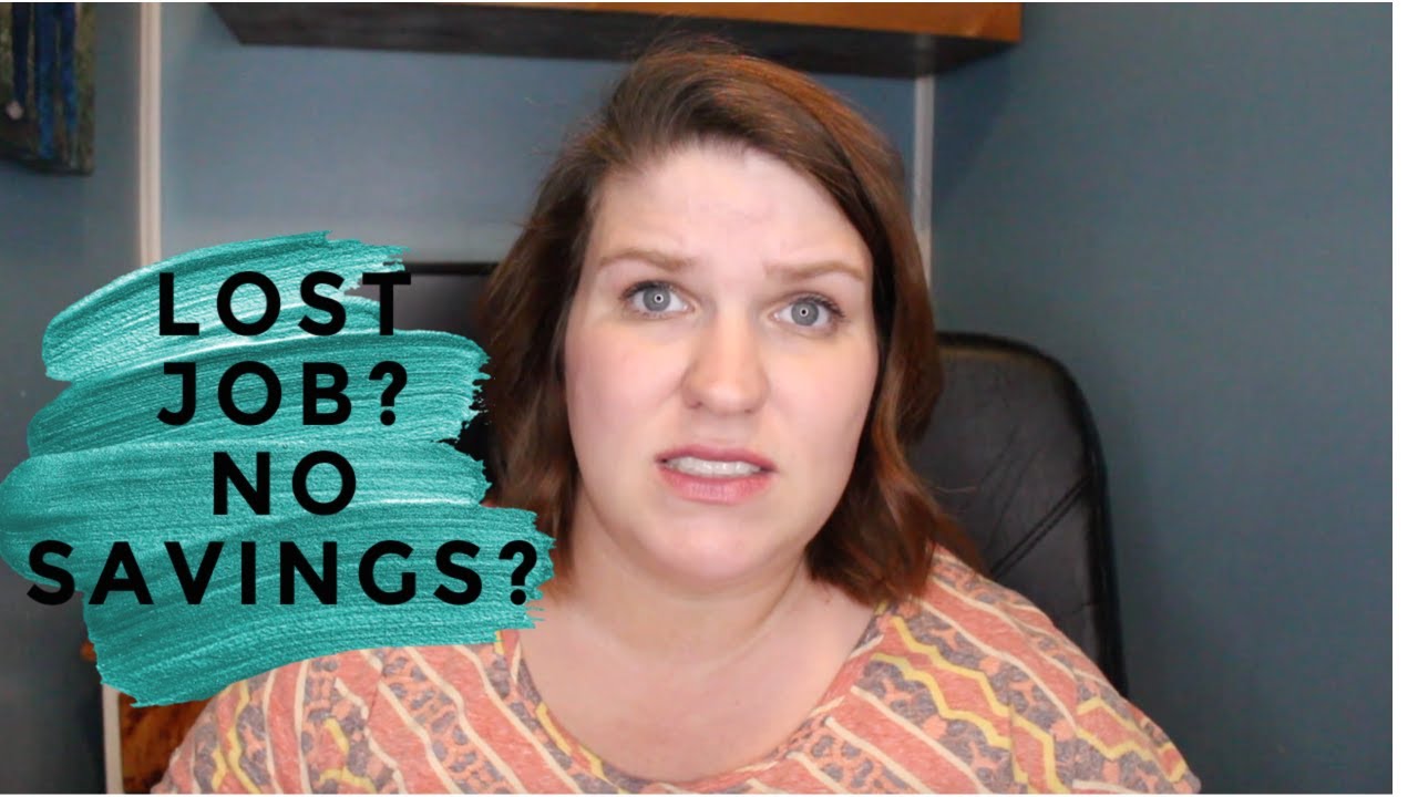 What to do if you lose your job and have no savings