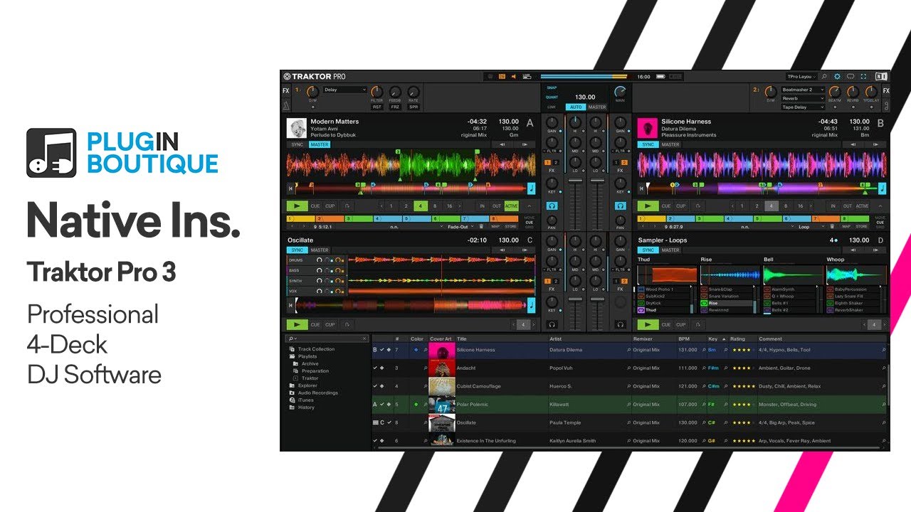 Traktor Pro 3 DJ Software | 50% Off + 3 Months of Beatport Streaming Advanced - Native Instruments