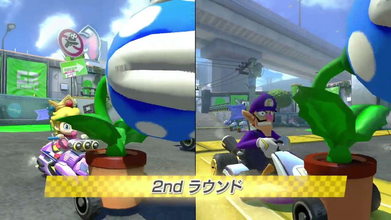 【マリオカート８デラックス】ミニゲーム、パックンVSスパイ第６弾