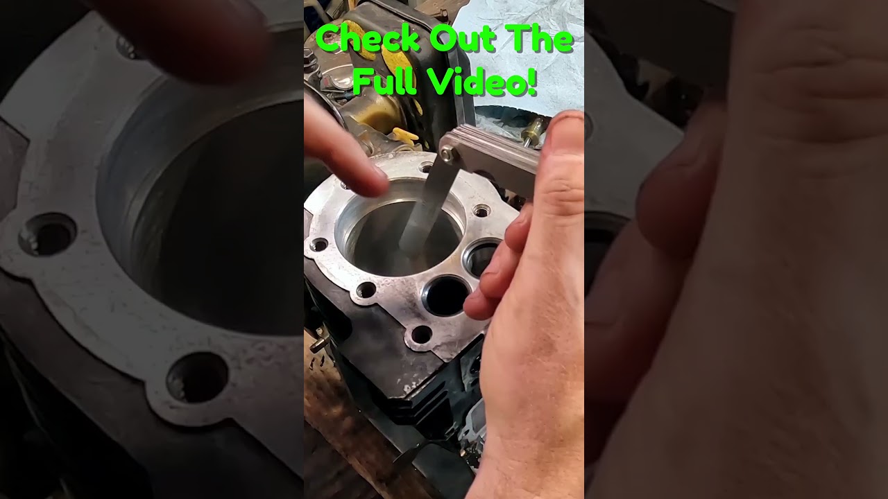 Setting Piston Ring Gap On A Briggs & Stratton #pistonrings #gap #smallenginerepair #mechanic #ring