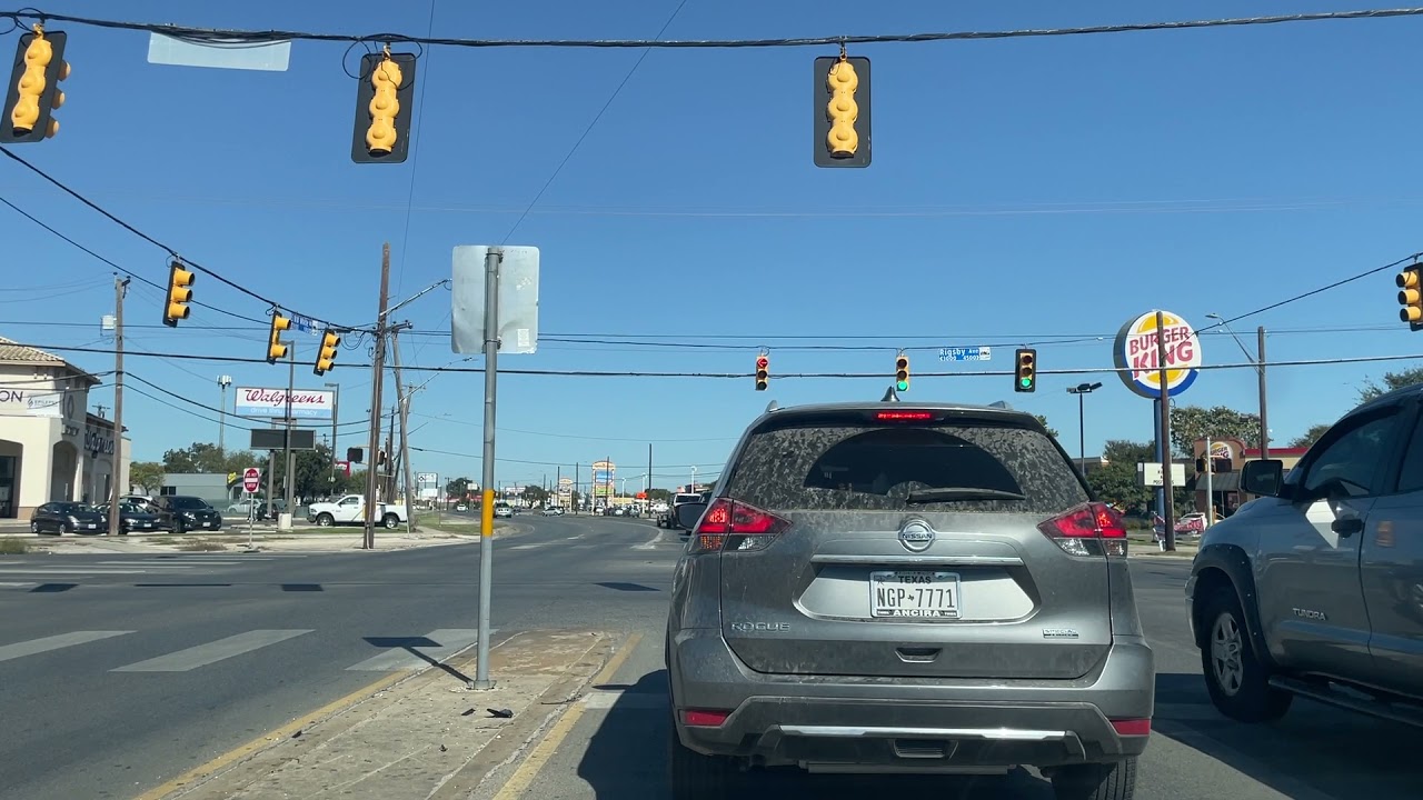Driving in San Antonio - WW White to Rigsby