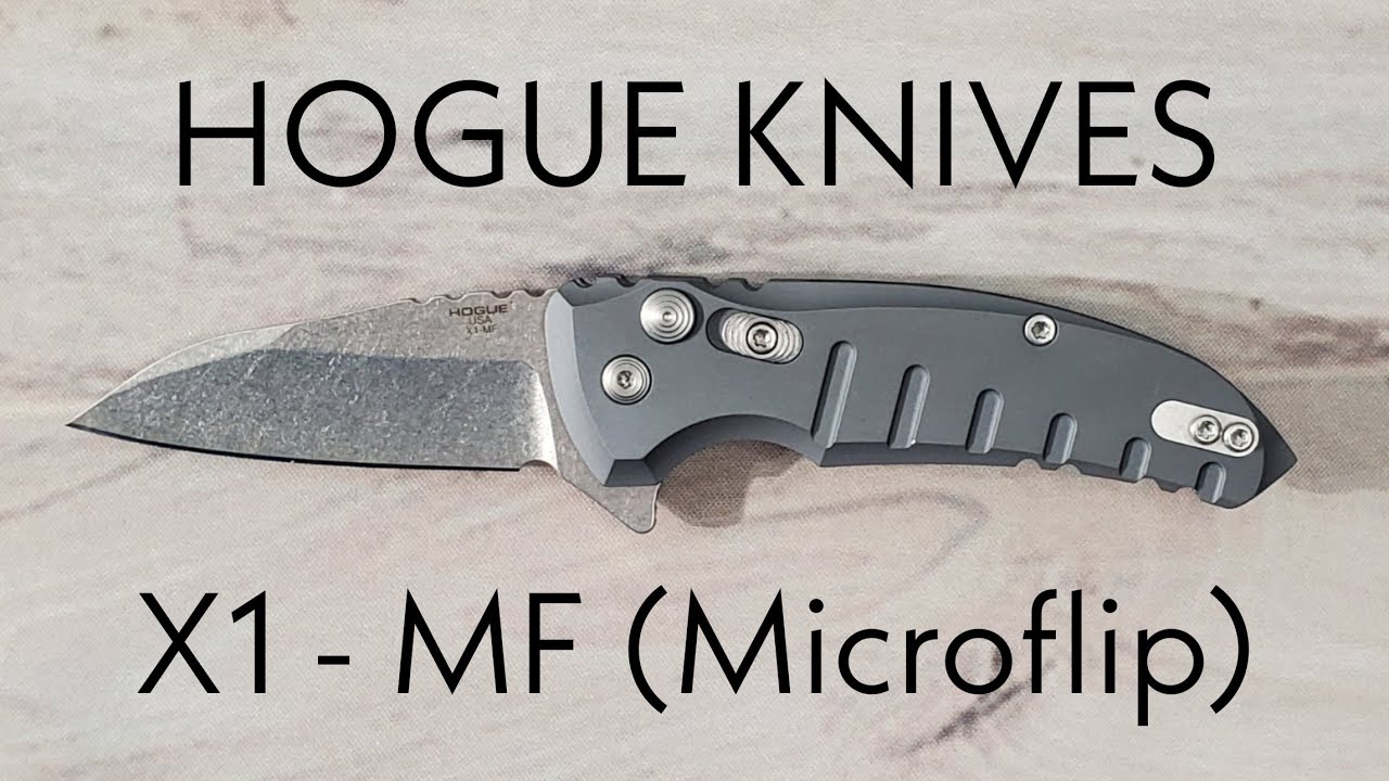 The Hogue X1-MF (Microflip) Pocketknife:  A Classic Mild Mannered Review