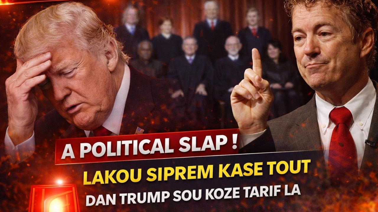 CHÒK NAN WASHINGTON! Lakou Siprèm Kraze Desizyon Tarif Trump yo