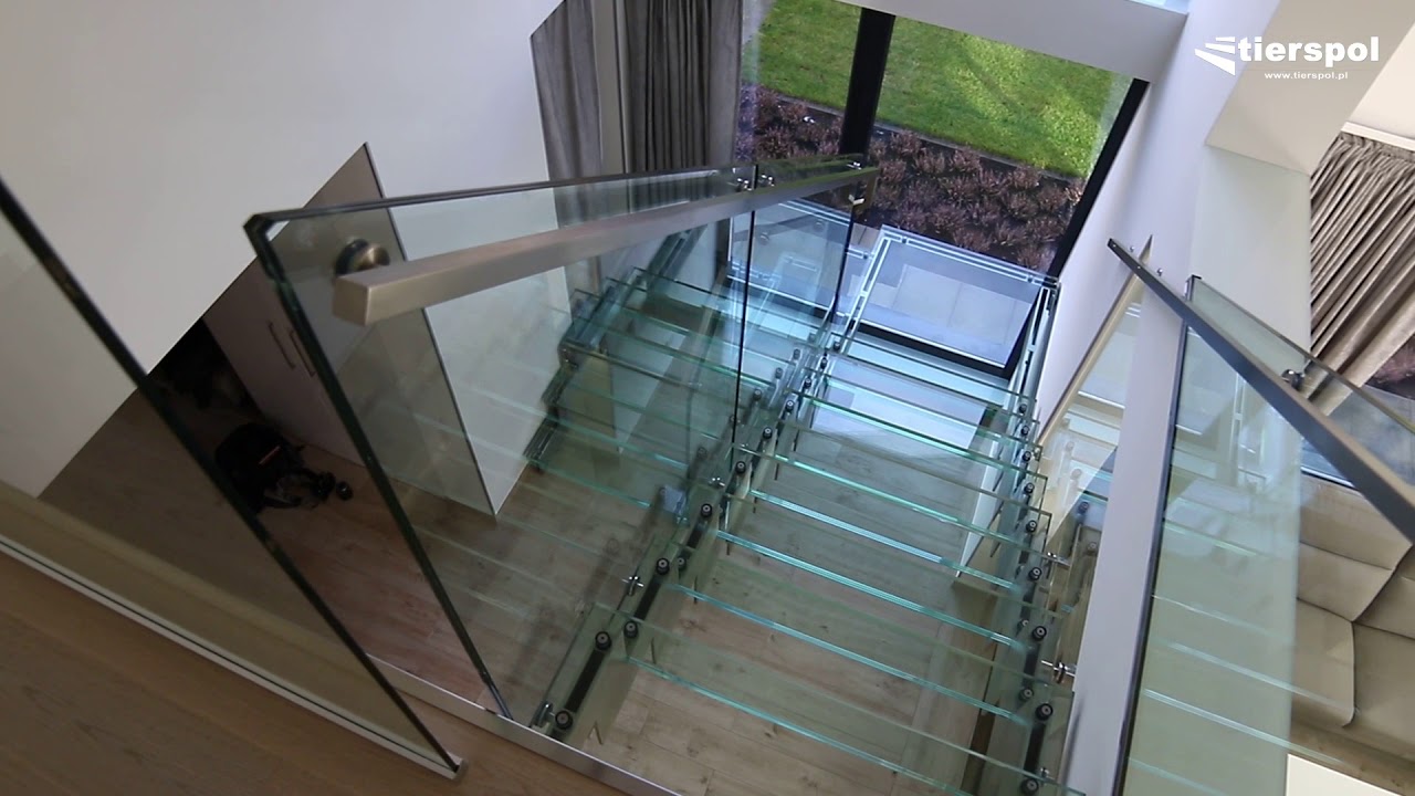 Schody i balustrady ze szkła