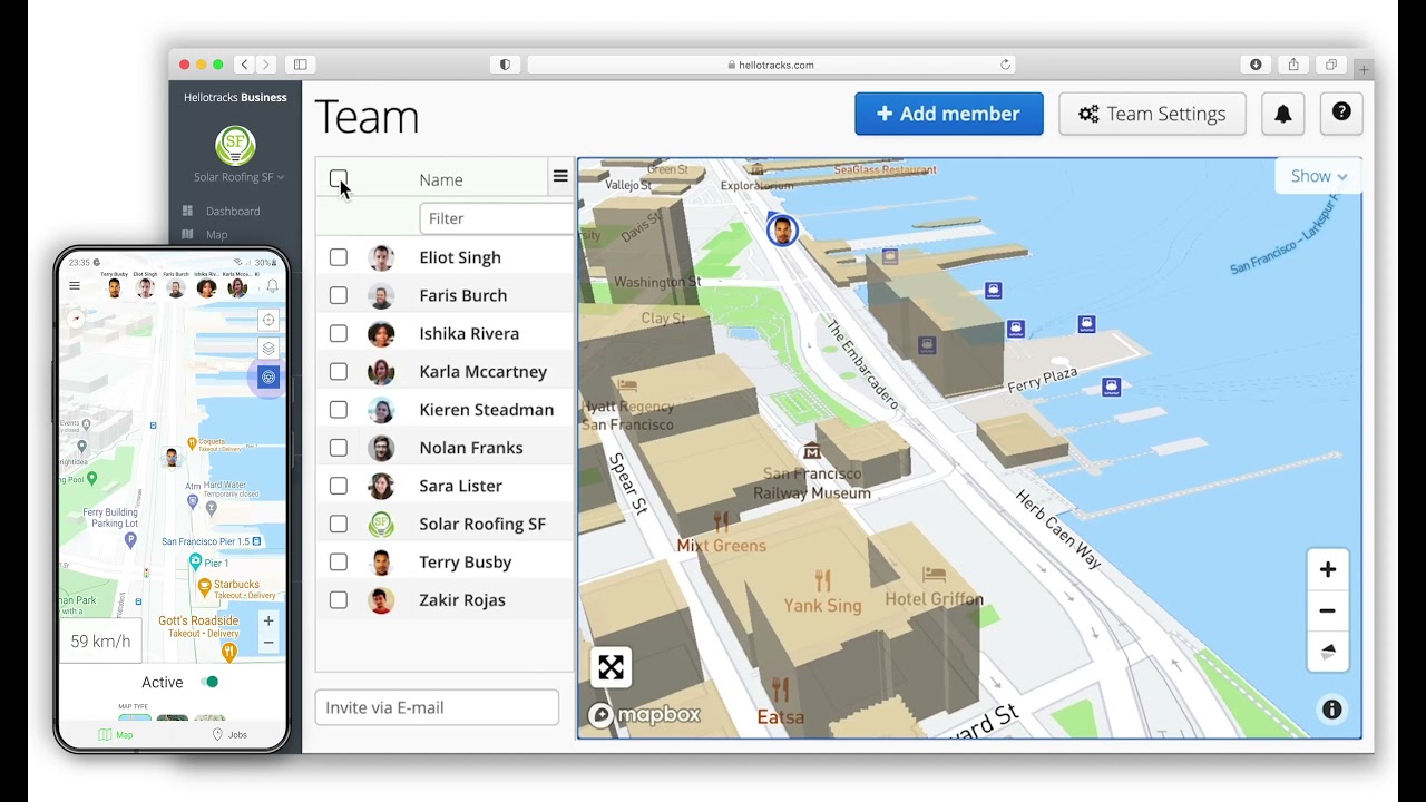 Real Time Employee Location Tracking and Monitoring