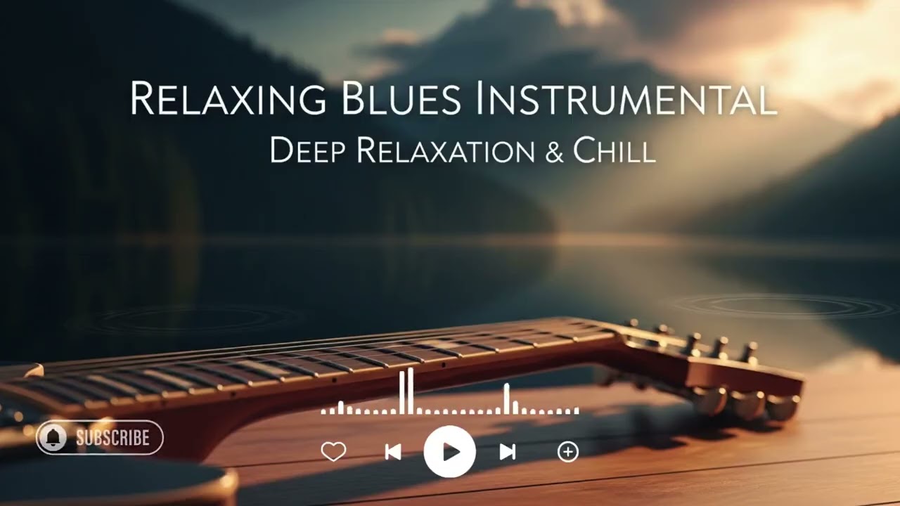 3 Hours Atmospheric Blues – Relaxing Cinematic Guitar Instrumental