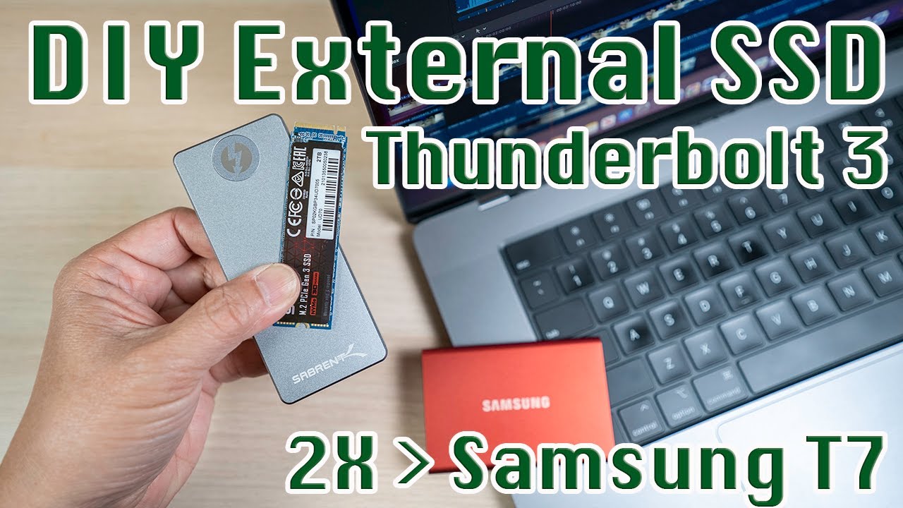 DIY Sabrent Thunderbolt 3 External Drive | 2X Faster than Samsung T7
