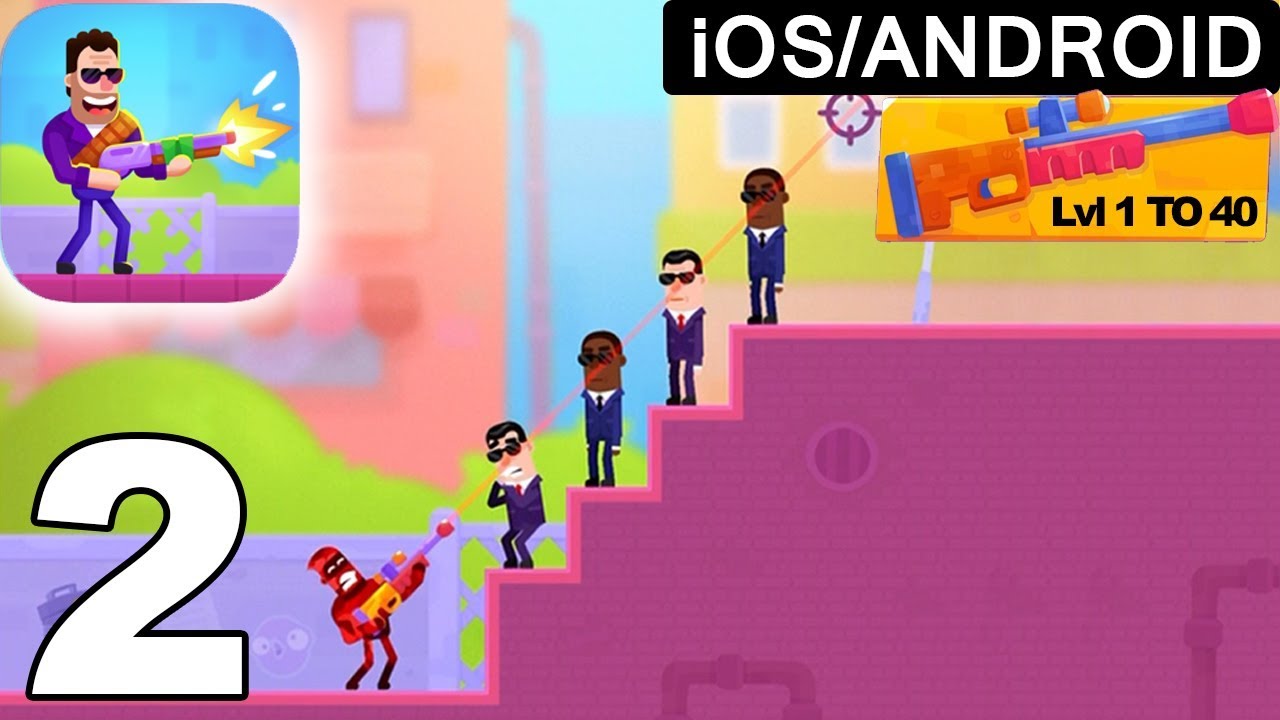 Hitmasters - Sniper - Lvl 1 to 40 - Walkthrough Video Part 2 (iOS Android)