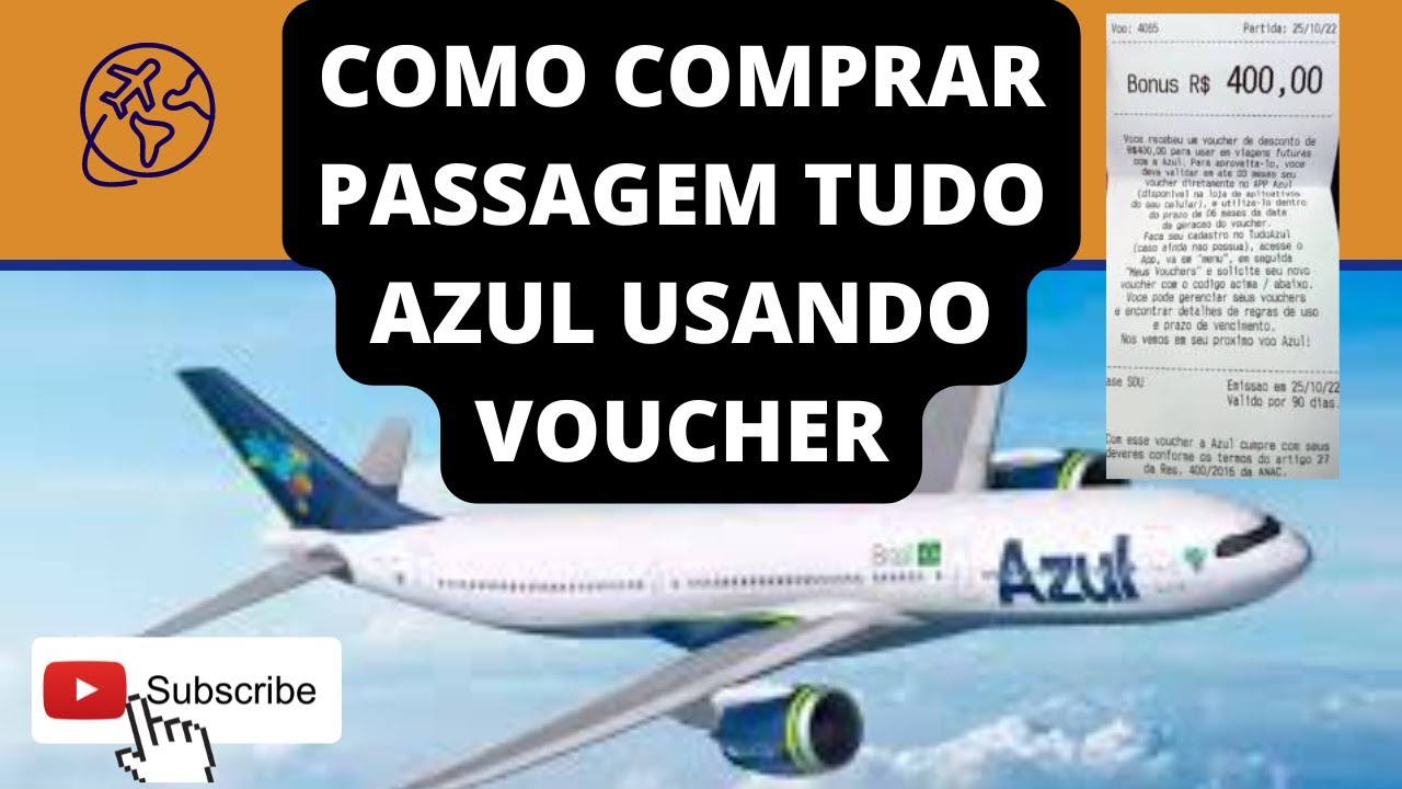 Como usar voucher tudo azul para comprar passagem