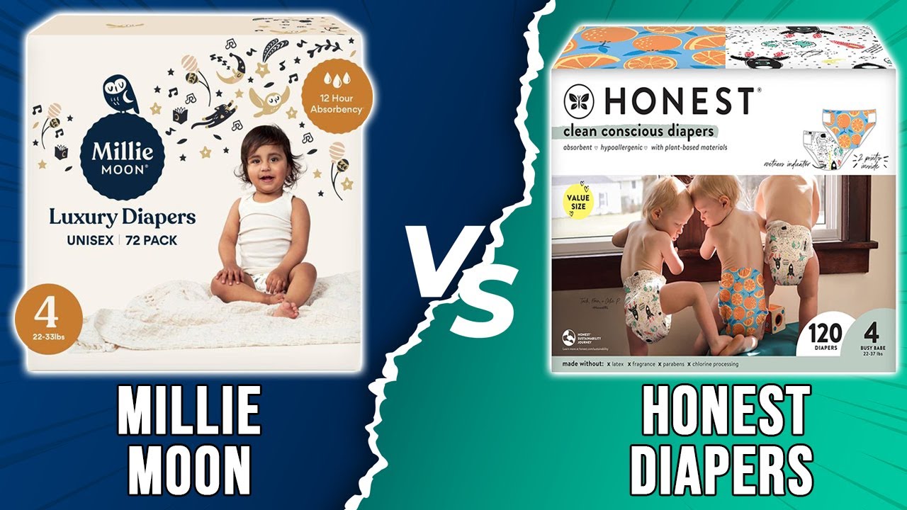 Millie Moon vs Honest Diapers - What are the differences? (side-by-side comparison)