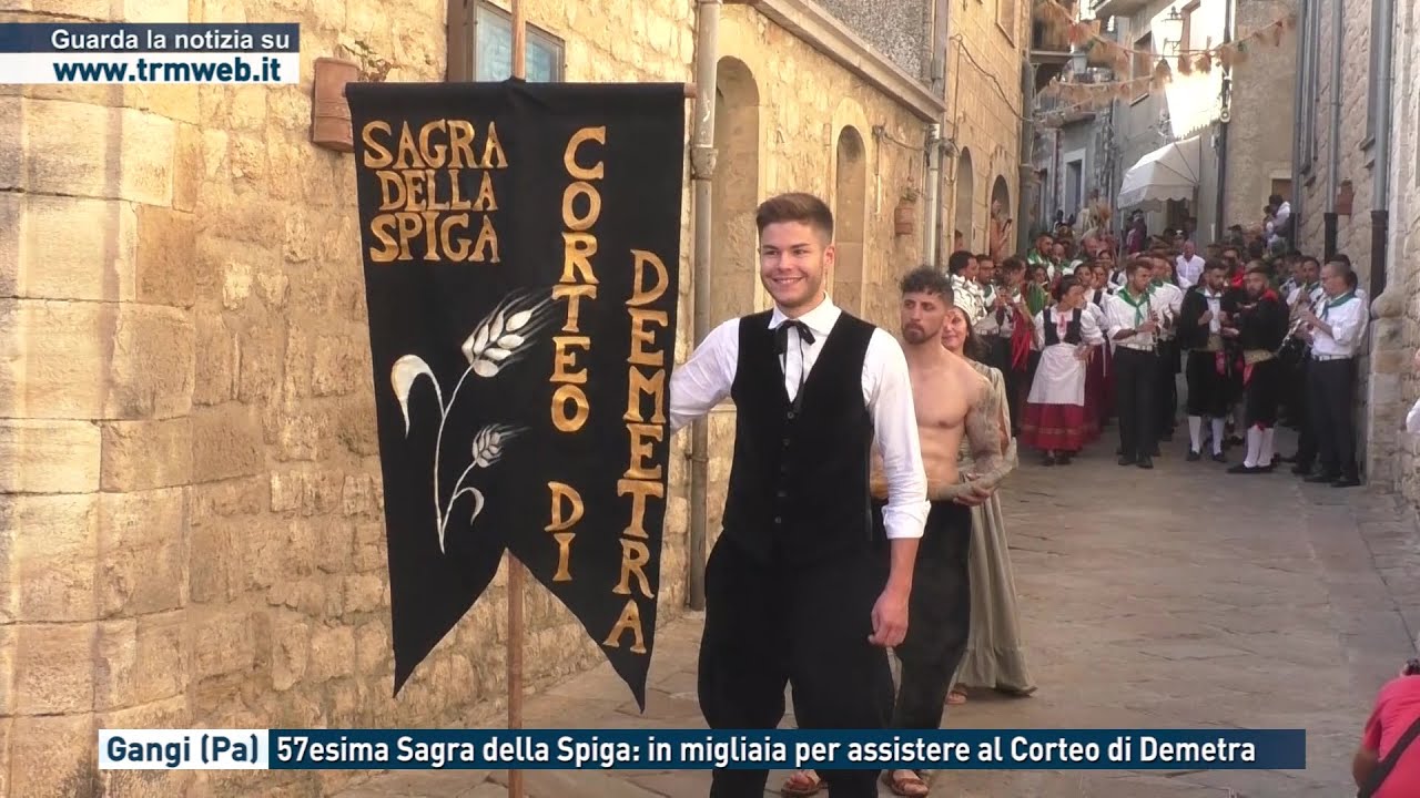 Gangi (Pa). 57esima Sagra della Spiga: in migliaia per assistere al Corteo di Demetra