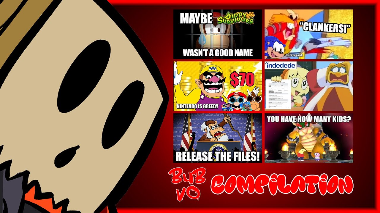 Bub_VO 2025 Compilation | 40+ Nintendo & Sega Parodies!