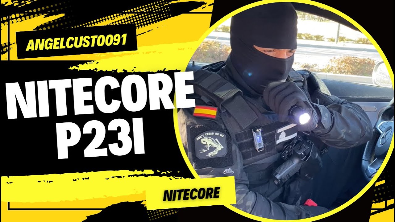 LINTERNA POLICIAL ( Nitecore P23i - 3000 L&uacute;menes )