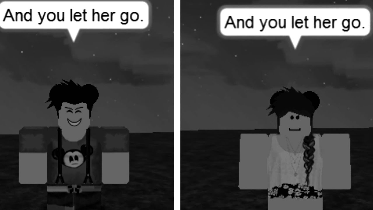 Roblox music video -  Let her go