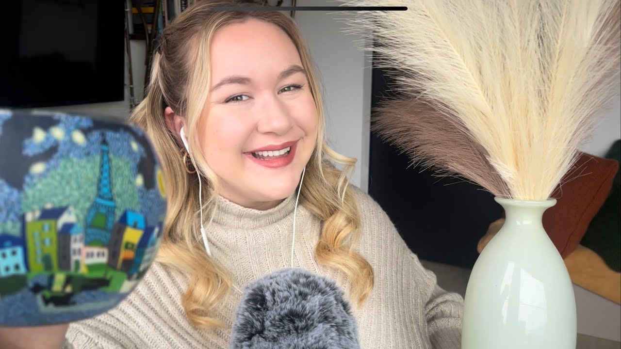 ASMR - Favorite decor around my apartment show and tell!