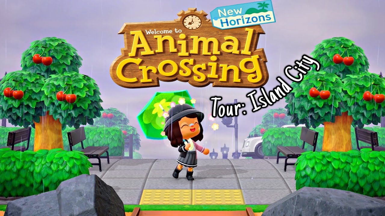 TOUR POR MI ISLA DE ANIMAL CROSSING NEW HORIZONS 🏝️ ISLAND CITY
