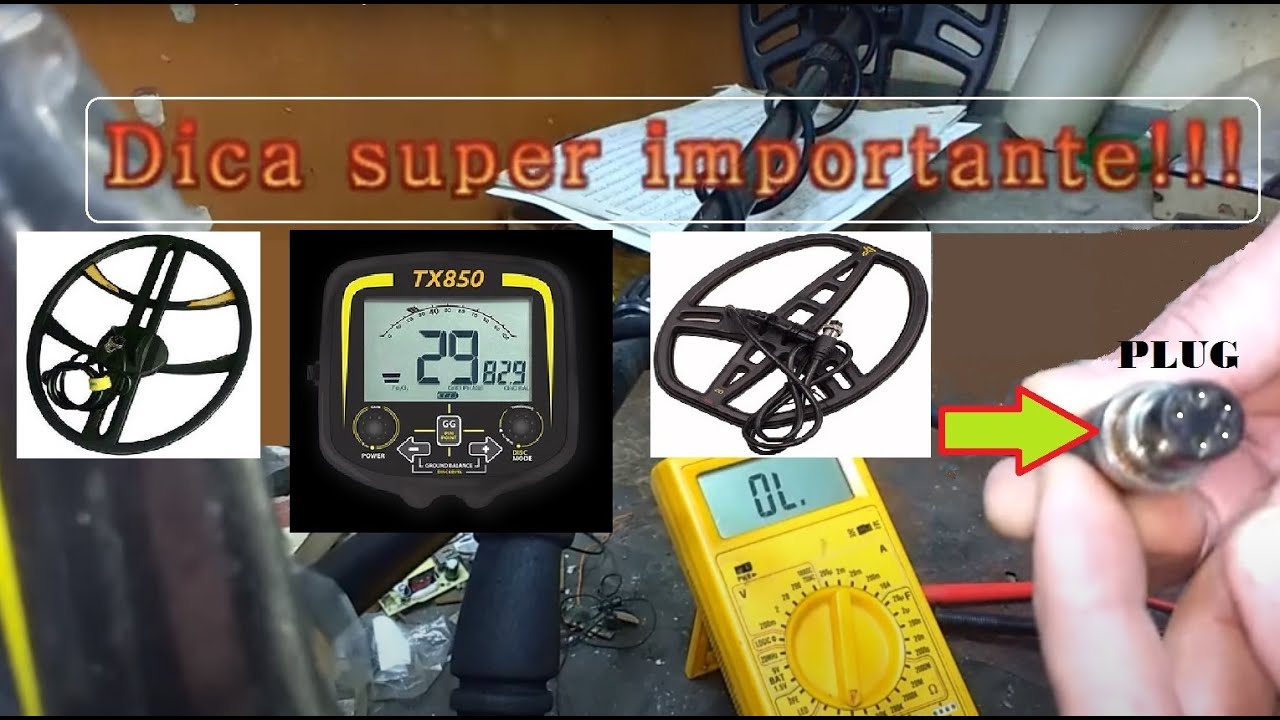 Detector de metal TX-850: Saiba as diferenças entre as bobinas usadas nele