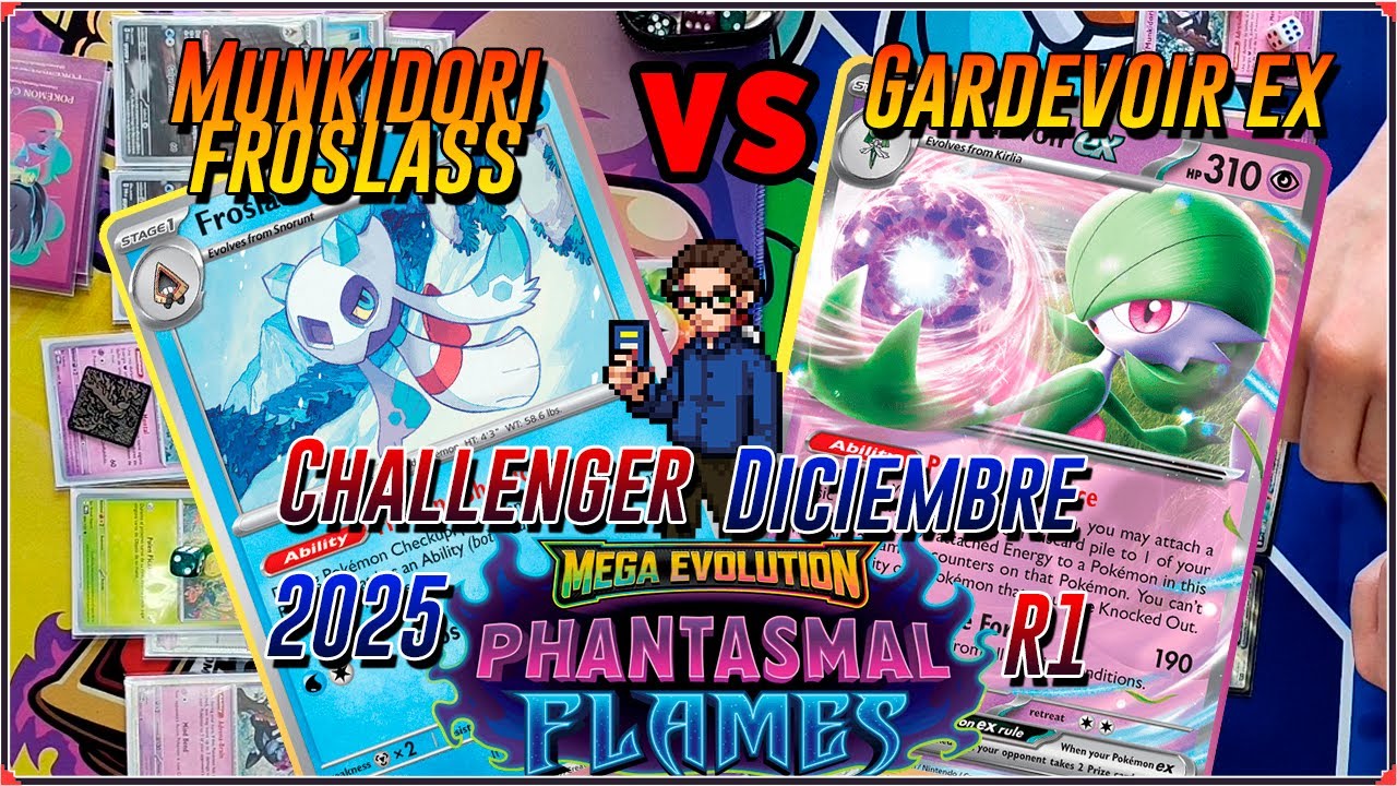 Munkidori/Froslass vs Gardevoir ex | Combates Formato FISICO | Challenger R1 @GamehouseCoyhaique