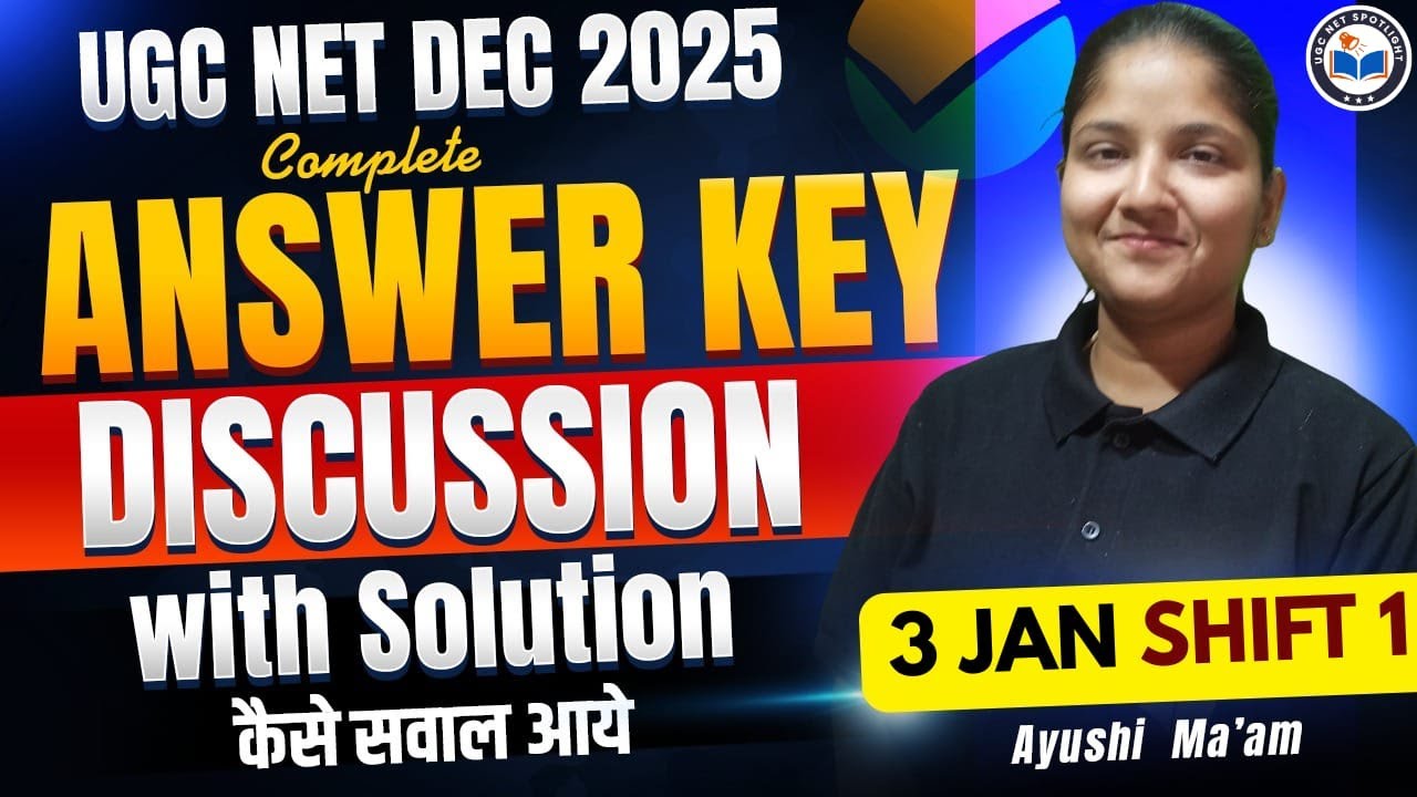 UGC NET Dec 2025 Paper 1 Detailed Answer key With Explanation | UGC NET Paper 1 Answer Key 2025