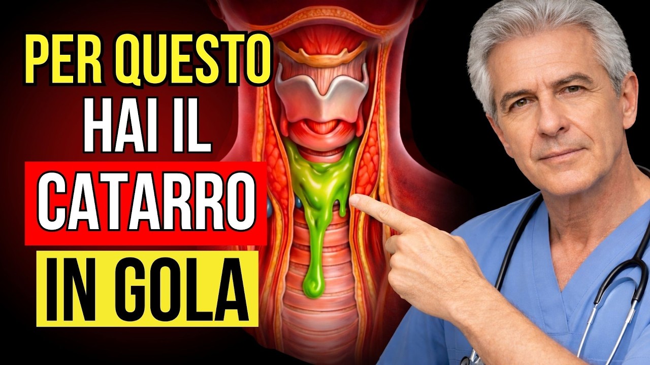 La Vera Causa del Catarro Persistente in Gola (Quasi Nessuno lo Sa)