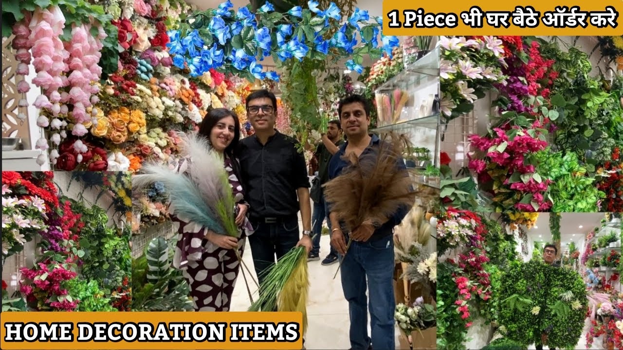 Artificial Flowers Plants wholesale market in delhi /Home Decorative items wholesale market in Delhi