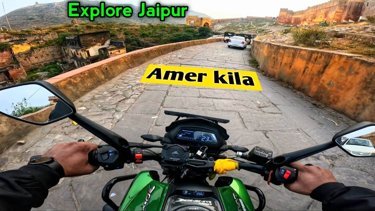 Apni Rajasthan Ride Ka Day 2 Amer Kila Explore Kiya😍