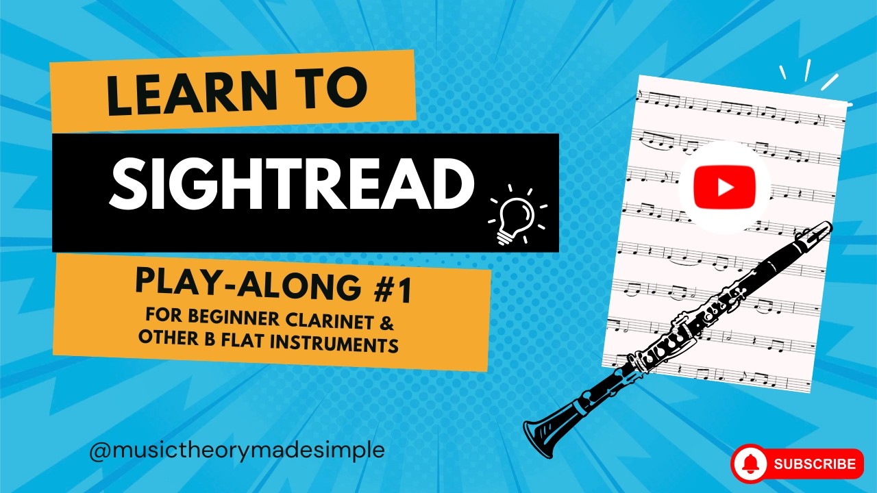 How do I improve my CLARINET sight-reading? Exercise no. 1! 🎶