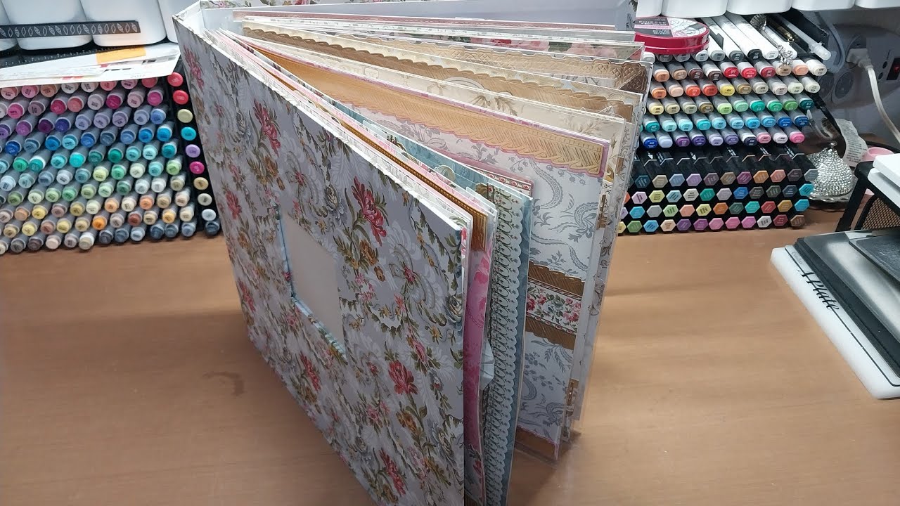 wrap up for Anna Griffin crop at home 4 day 3, do all the pages fit?!!