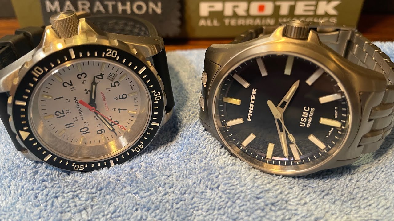 Сравнение тритиевых препаратов Marathon и Protek