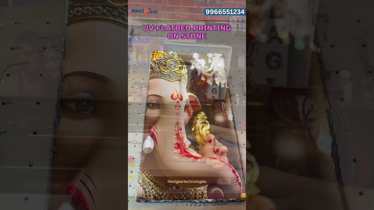 UV Flatbed Printer, printing on Stone, do you want it. #printing #uvprinter #flatbedprinter #yt
