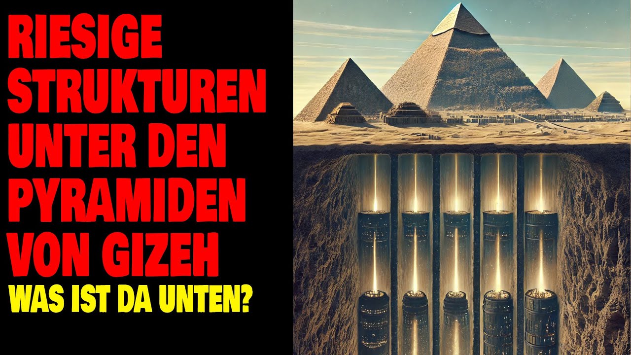 Riesige Strukturen unterhalb der Pyramiden von Gizeh - Was ist wirklich da unten?