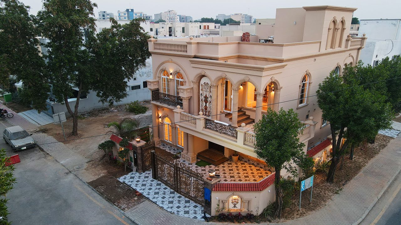 10 Marla Very Beautiful Corner Spanish Design House 🏡 In Bahria Town Lahore @AlAliMarketing