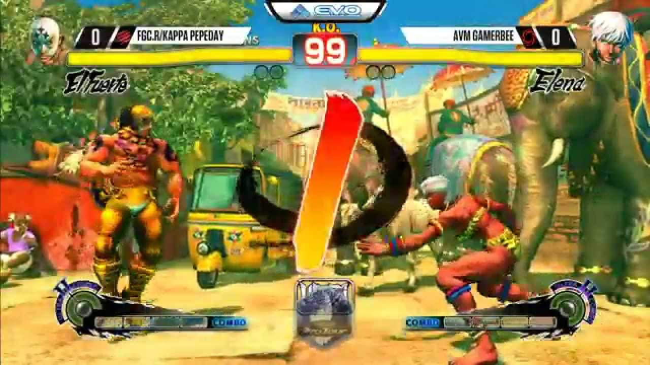 PepeDay (El Furete) vs Gamerbee (Elena) - EVO 2015 USF4 - 720p/60fps
