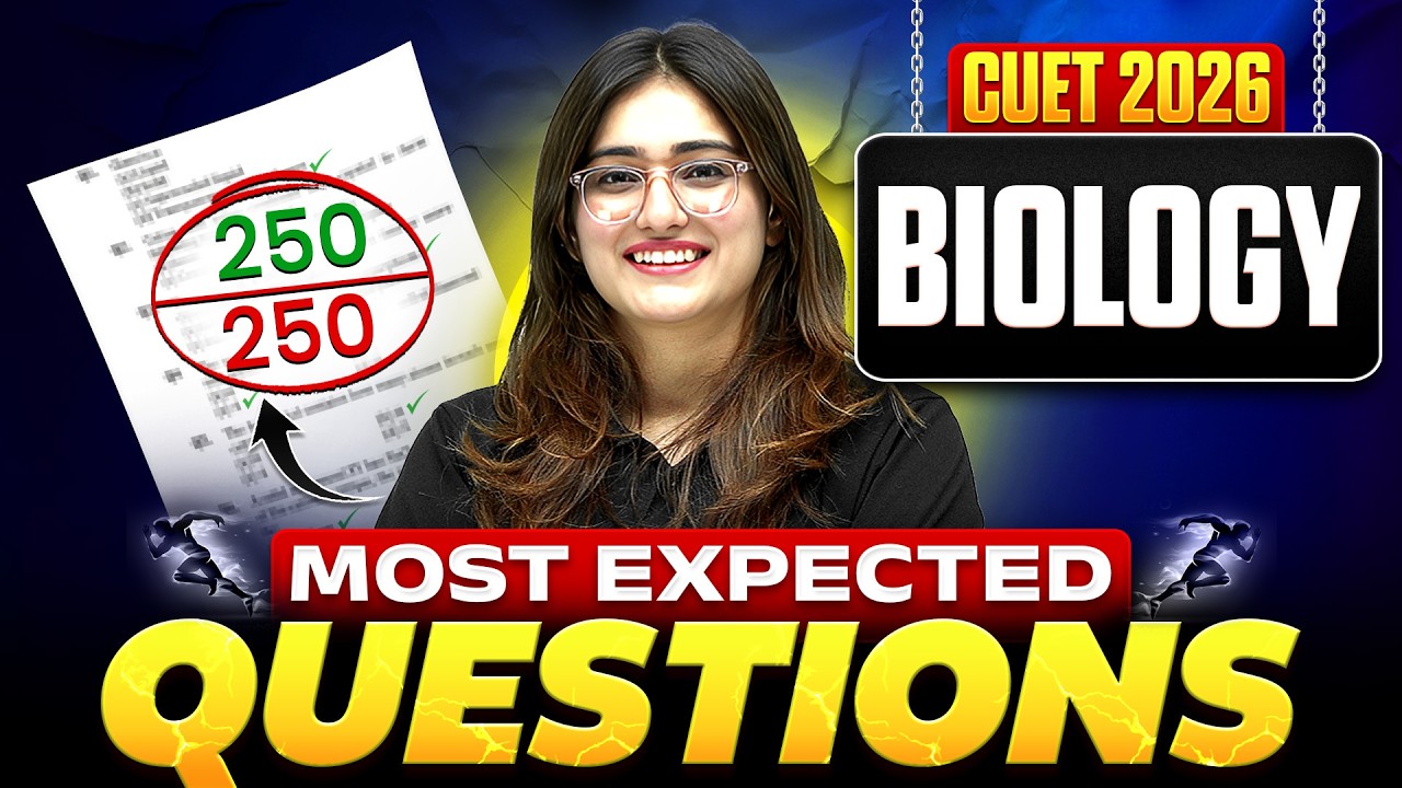 Most Important Questions | CUET Biology 2026 Full Marathon | Aarushi Ma'am