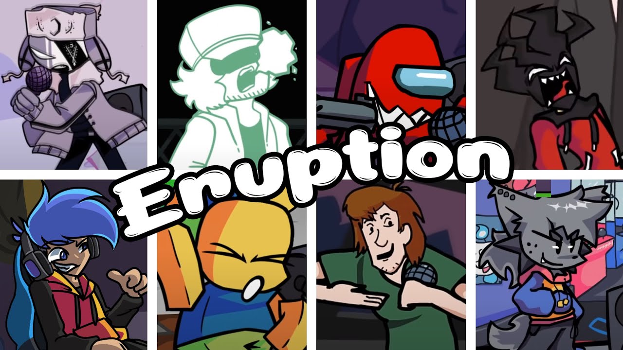 Eruption but Every Turn a Different Character Sings 🎶 (FNF But Everyone Sings Eruption)