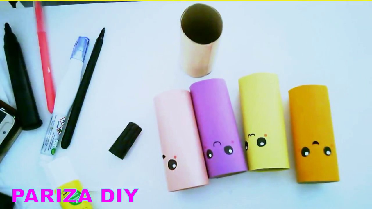 فكرة مفيدة من كرتون ورق الحمام