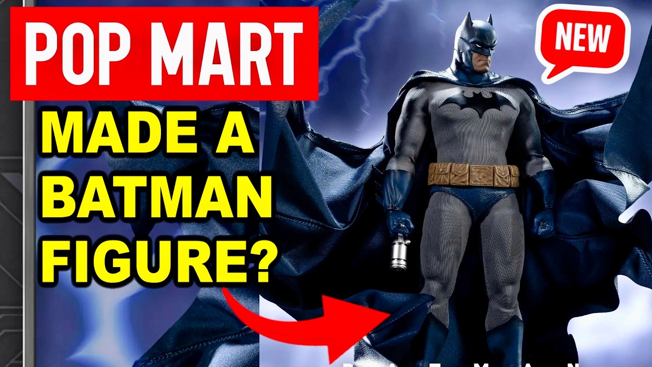 как держится фигурка Бэтмена из POP MART...