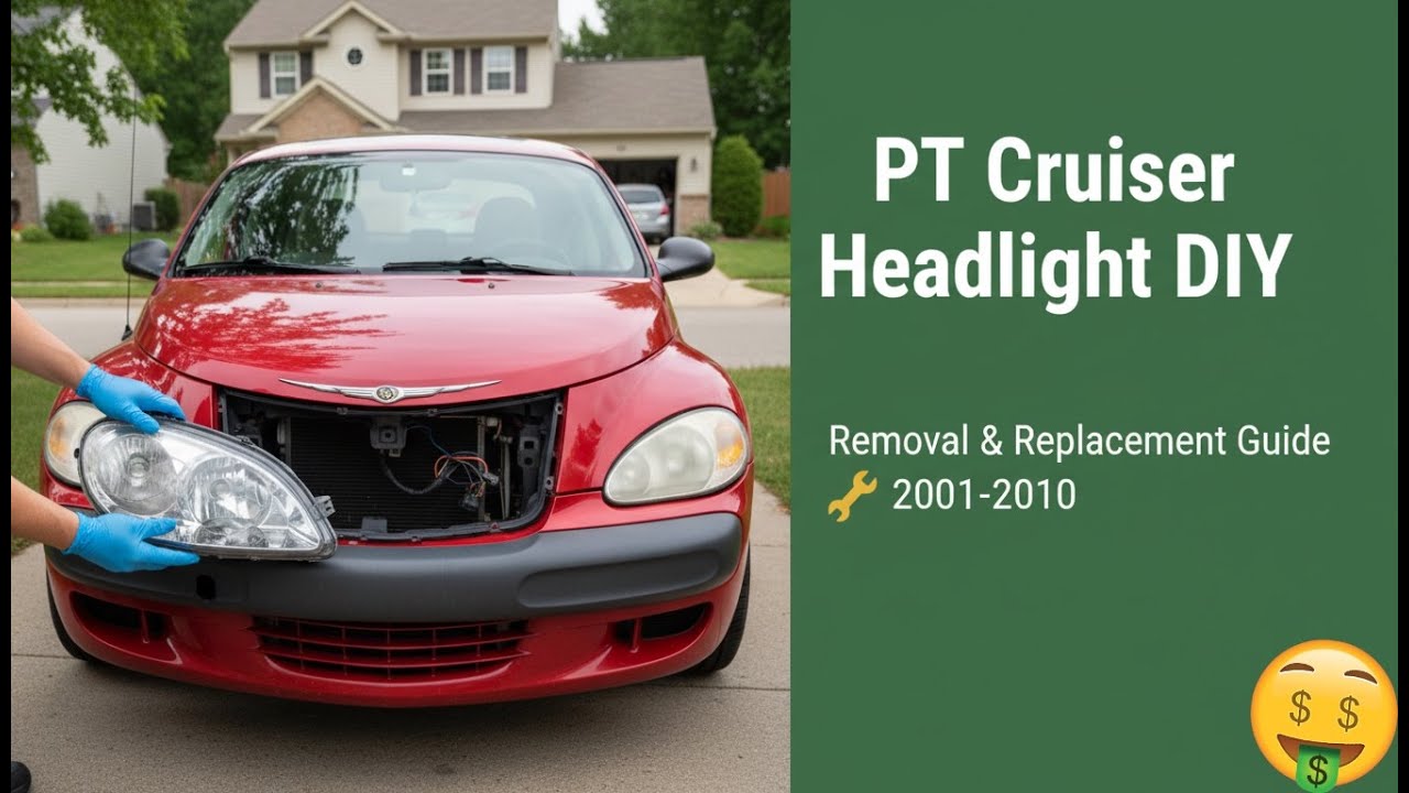 PT Cruiser Headlight Assembly Removal & Replacement (Full DIY Guide 2001-2010)