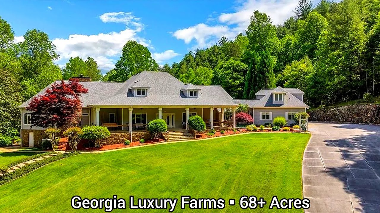 Georgia Farmhouse For Sale | 68+ Acres | Georgia Farms Land For Sale | Wedding Venue | BnB