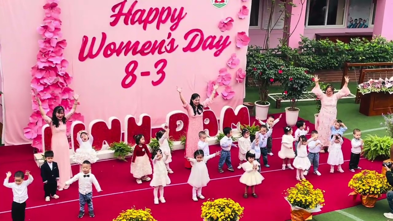 Chào Mừng Ngày Quốc Tế Phụ Nữ 8-3. Trường Mầm Non Linh Đàm