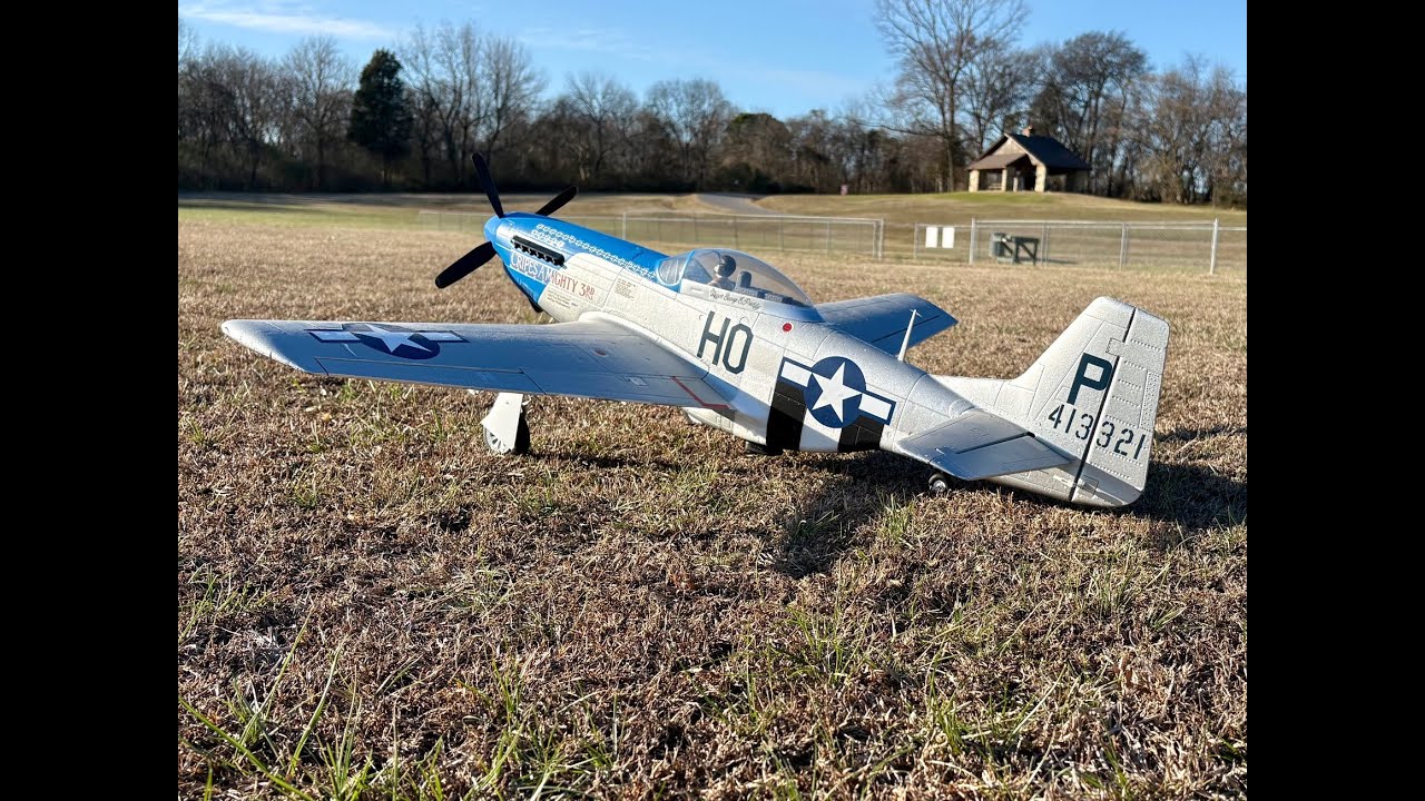E-flite P51D Flight over Hendersonville, TN