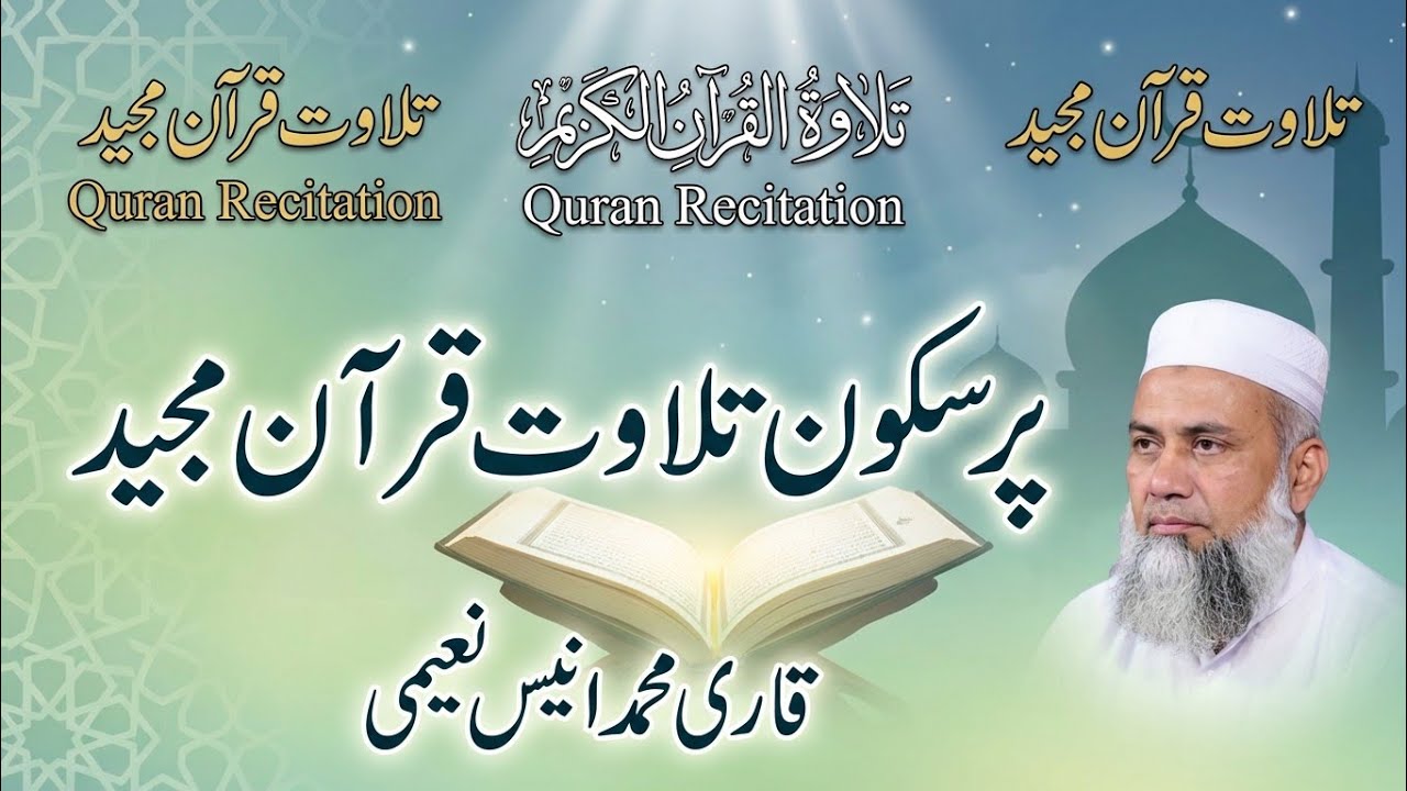 Quran recitation | Tilawat e Quran e Pak best Voice | Qari Muhammad Anees Naeemi