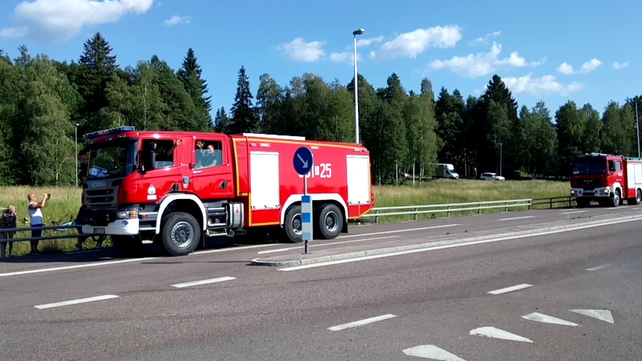polish fire department respons in sweden