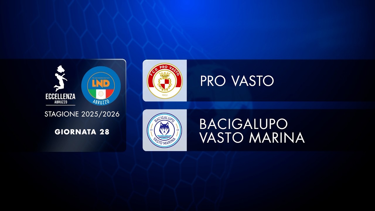 Eccellenza | 28° giornata: Pro Vasto - Bacigalupo Vasto Marina (1-0)