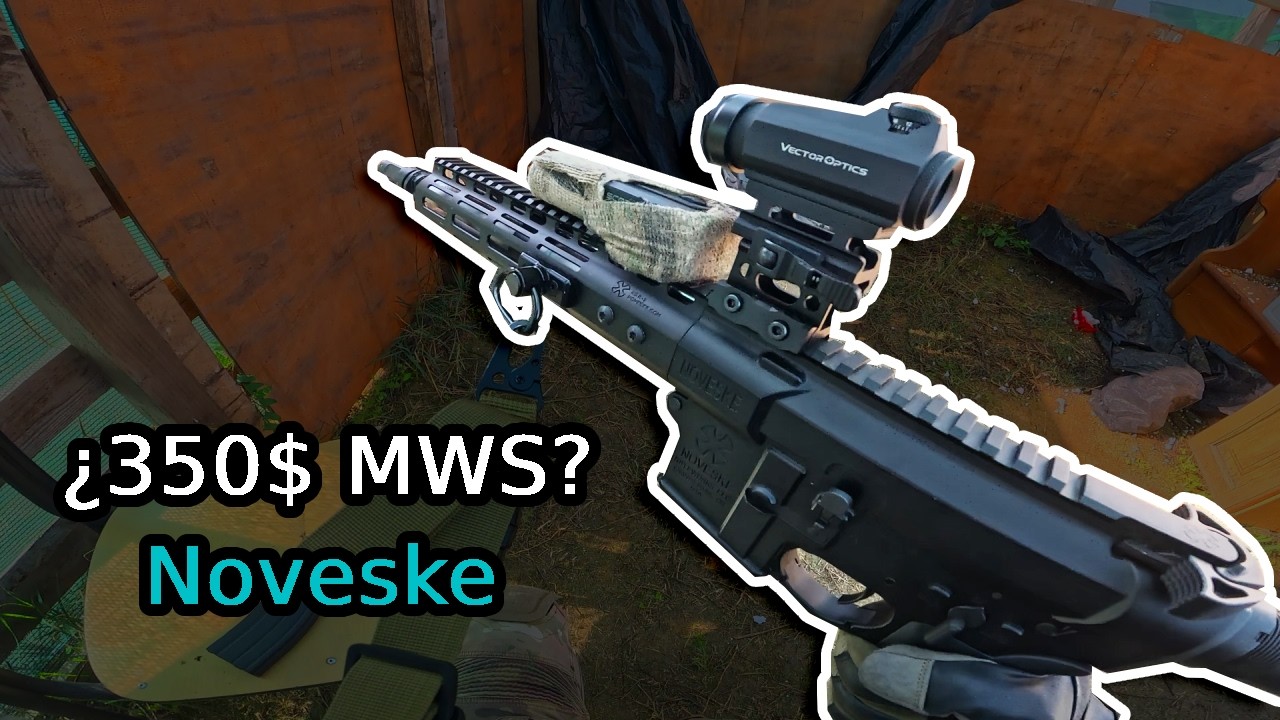 Probando la MEJOR ALTERNATIVA a la MWS | Noveske N4 GBB | Airsoft Gameplay