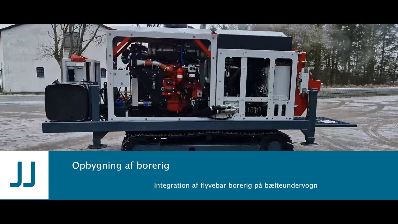 Specialopbygning: Integration af flyvebar borerig på bælteundervogn
