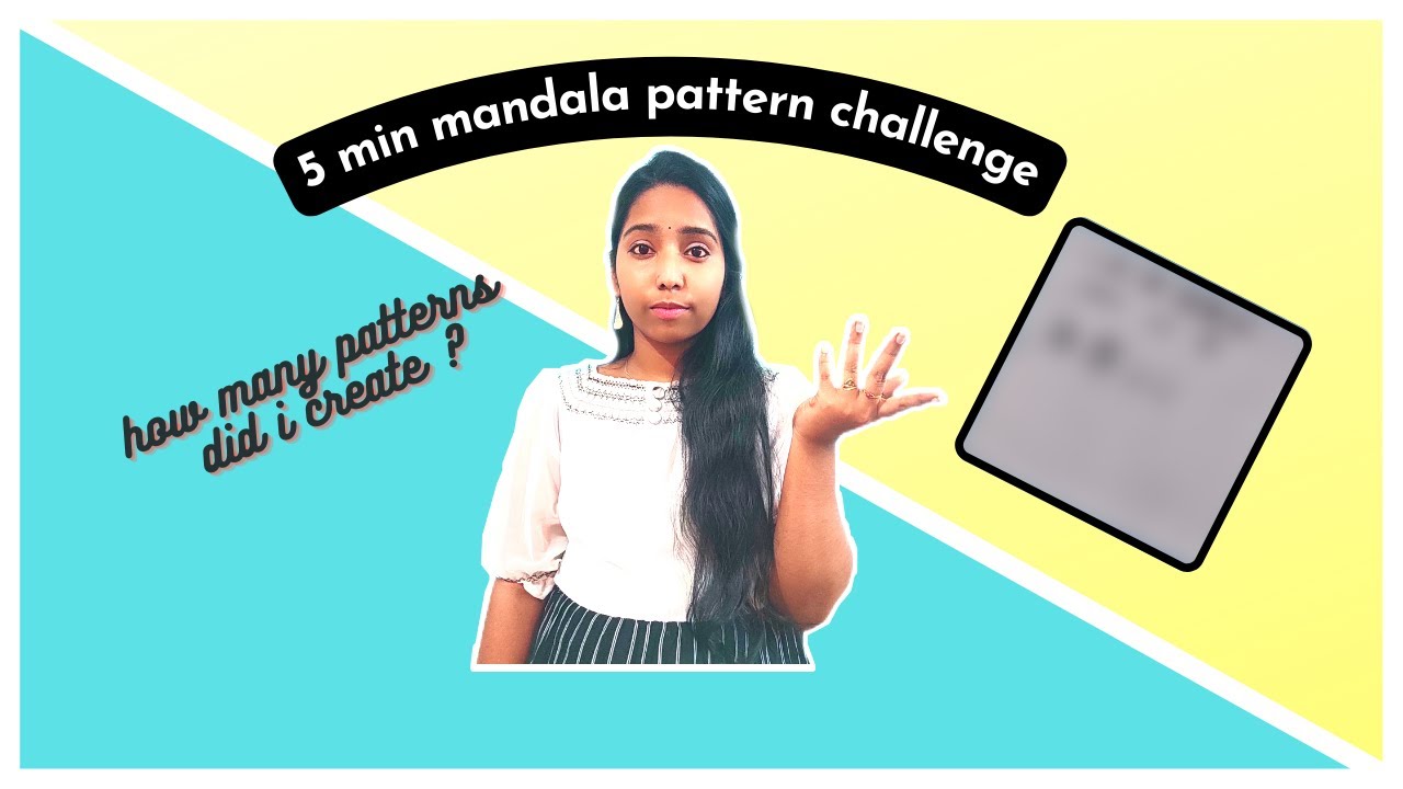 5Minutes Mandala Pattern Challenge ||  Art Challenge || Mandala patterns