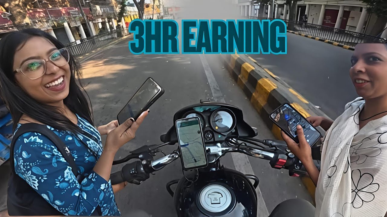 3 hour earning in asingle app || happy customer || bike taxi vlog 