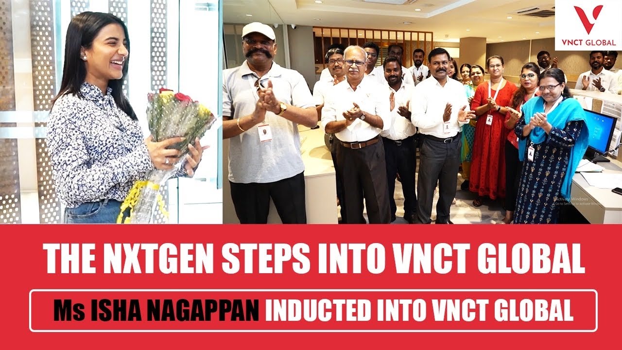 THE NXTGEN STEPS INTO VNCT GLOBAL | Ms ISHA NAGAPPAN INDUCTED INTO VNCT GLOBAL